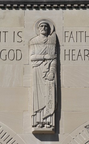 리옹의 성 이레네오_photo by Lawrence OP_in the Basilica of the National Shrine of the Immaculate Conception in Washington DC.jpg